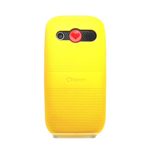 Protective Case for Olitech EasyMate 3G Seniors Mobile Phone - ( Yellow )